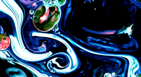 HQ Watercolor Galaxy Nebula Background
