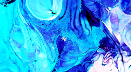 HQ Watercolor Galaxy Nebula Background