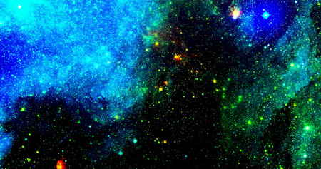 HQ Watercolor Galaxy Nebula Background