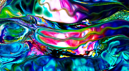 HQ Watercolor Galaxy Nebula Backgroundの写真素材