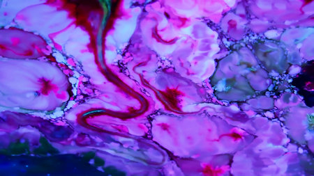 HQ Watercolor Galaxy Nebula Backgroundの写真素材