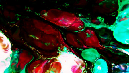 HQ Watercolor Galaxy Nebula Backgroundの写真素材