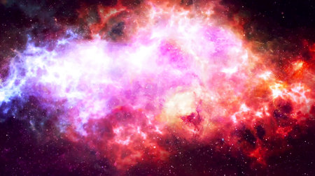 HQ Watercolor Galaxy Nebula Background