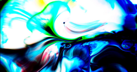 HQ Watercolor Galaxy Nebula Backgroundの写真素材