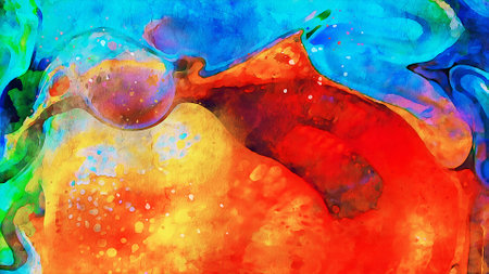 Abstract Watercolor Backgroundの写真素材