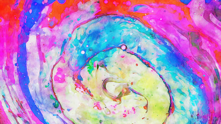 Abstract Watercolor Backgroundの写真素材