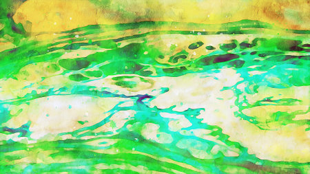Abstract Watercolor Backgroundの写真素材