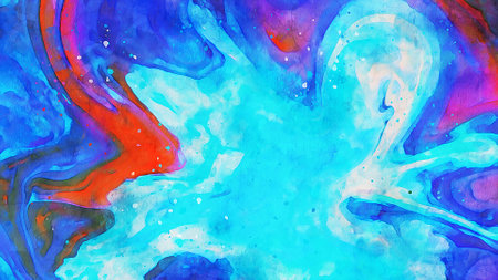 Abstract Watercolor Backgroundの写真素材
