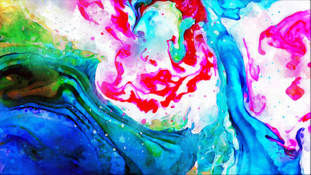 Abstract Watercolor Backgroundの写真素材