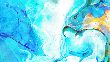 Abstract Watercolor Backgroundの写真素材