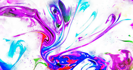 Abstract Watercolor Backgroundの写真素材