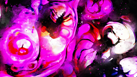 Abstract Watercolor Backgroundの写真素材