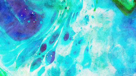 Abstract Watercolor Backgroundの写真素材
