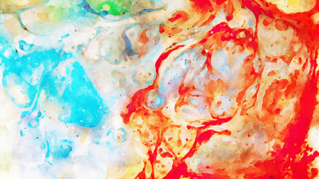 Abstract Watercolor Backgroundの写真素材
