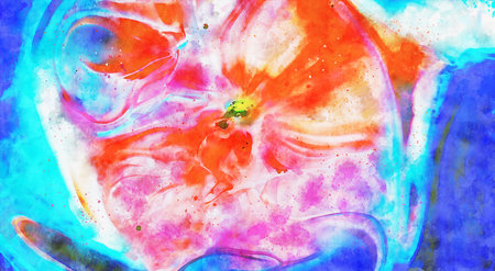 Abstract Watercolor Backgroundの写真素材
