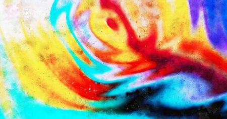 Abstract Watercolor Backgroundの写真素材