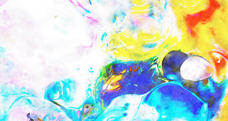 Abstract Watercolor Backgroundの写真素材