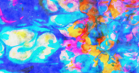 Abstract Watercolor Backgroundの写真素材