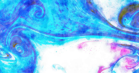 Abstract Watercolor Backgroundの写真素材