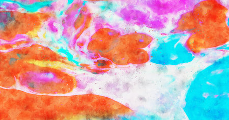 Abstract Watercolor Backgroundの写真素材