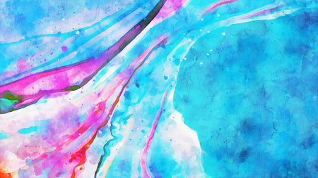 Abstract Watercolor Backgroundの写真素材