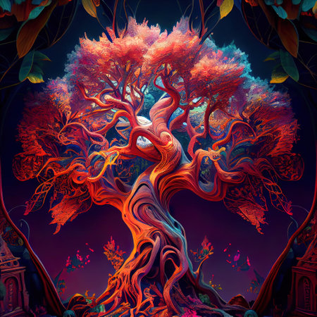 Ornate Tree Illustration
