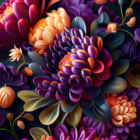 Flower Patternの写真素材