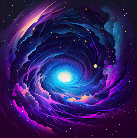 Abstract Space Galaxy Nebula Backgroundの素材
