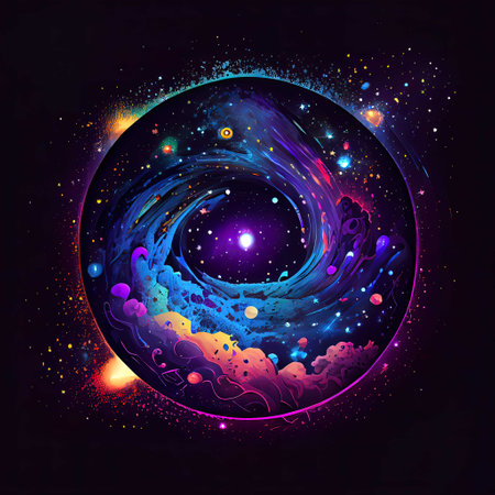 Abstract Space Galaxy Nebula Backgroundの素材