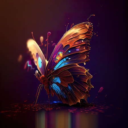 Beautiful Butterfly Wallpaperの素材