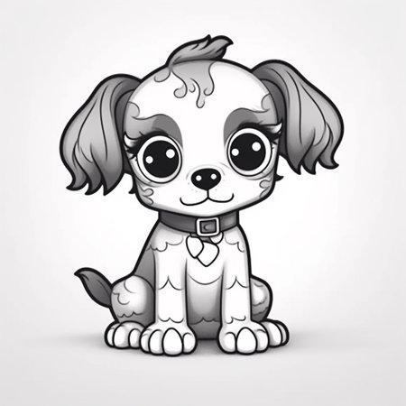 animal coloring pagesの素材