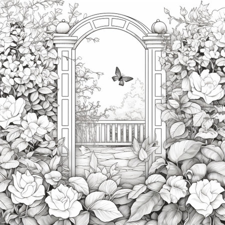 Garden Coloring Pagesの素材