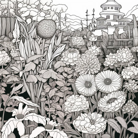 Garden Coloring Pagesの素材