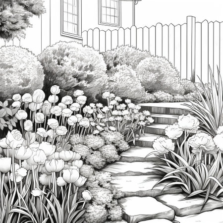 Garden Coloring Pagesの素材
