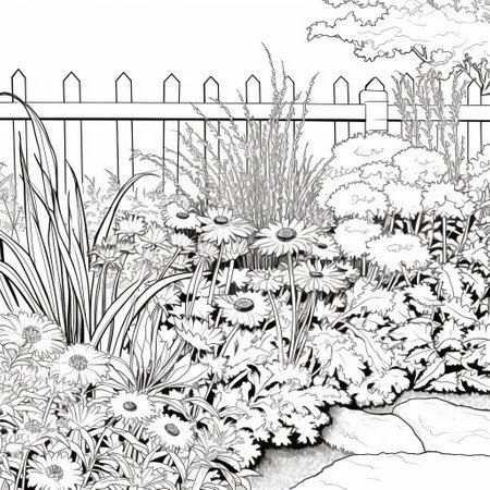 Garden Coloring Pagesの素材