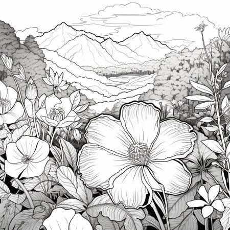 Garden Coloring Pagesの素材