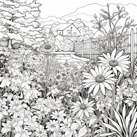 Garden Coloring Pagesの素材