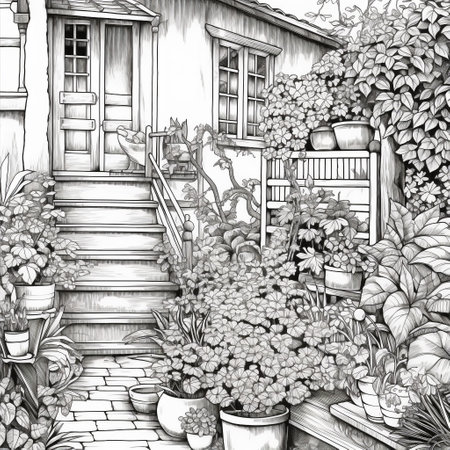 Garden Coloring Pagesの素材