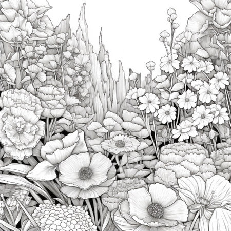 Garden Coloring Pagesの素材