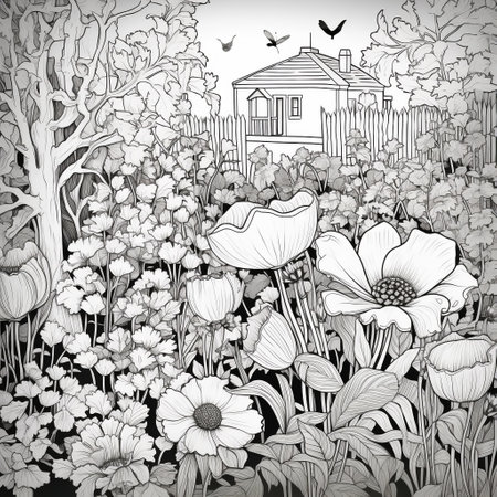 Garden Coloring Pagesの素材