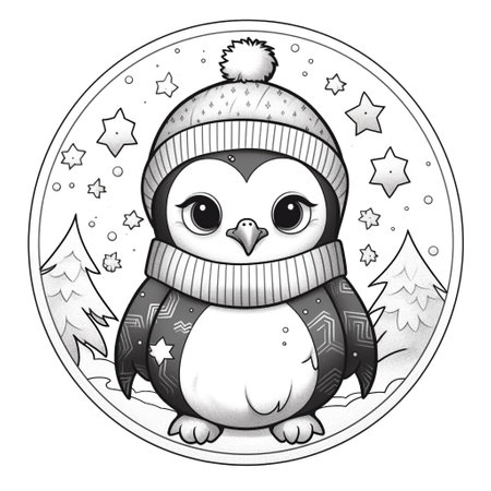 Christmas Coloring Pagesの素材