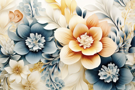 Floral Background Floral Wallpaper Floral Image Flower Background Flower Image Flower Wallpaper Illustrationの素材