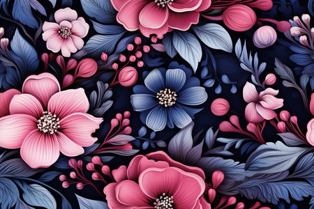 Floral Background Floral Wallpaper Floral Image Flower Background Flower Image Flower Wallpaper Illustrationの素材