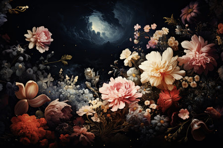 Floral Background Floral Wallpaper Floral Image Flower Background Flower Image Flower Wallpaper Illustrationの素材