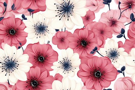 Floral Background Floral Wallpaper Floral Image Flower Background Flower Image Flower Wallpaper Illustrationの素材