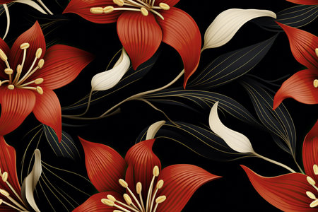 Floral Background Floral Wallpaper Floral Image Flower Background Flower Image Flower Wallpaper Illustrationの素材