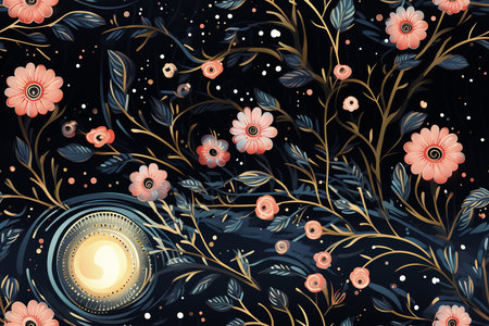 Floral Background Floral Wallpaper Floral Image Flower Background Flower Image Flower Wallpaper Illustrationの素材