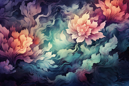 Floral Background Floral Wallpaper Floral Image Flower Background Flower Image Flower Wallpaper Illustrationの素材