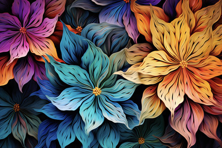 Floral Background Floral Wallpaper Floral Image Flower Background Flower Image Flower Wallpaper Illustrationの素材