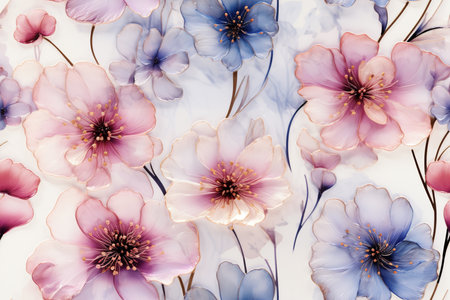 Floral Background Floral Wallpaper Floral Image Flower Background Flower Image Flower Wallpaper Illustrationの素材